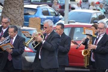Procesión religiosa por el Valle de Jinámar-Telde (Foto F.J. Santana)